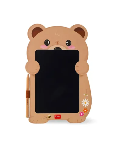 Ardoise Portable LCD en Carton - Teddy Bear - Magic Sketch Board - Legami