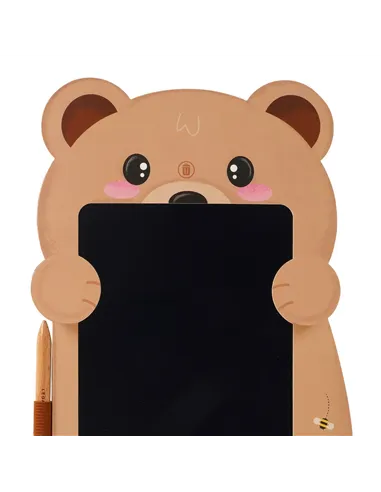 Ardoise Portable LCD en Carton - Teddy Bear - Magic Sketch Board - Legami