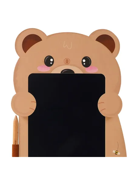 Ardoise Portable LCD en Carton - Teddy Bear - Magic Sketch Board - Legami