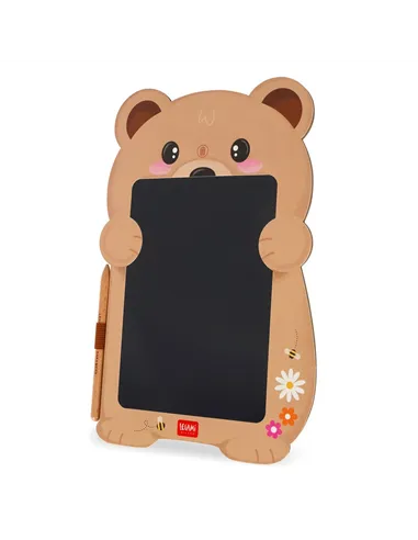 Ardoise Portable LCD en Carton - Teddy Bear - Magic Sketch Board - Legami