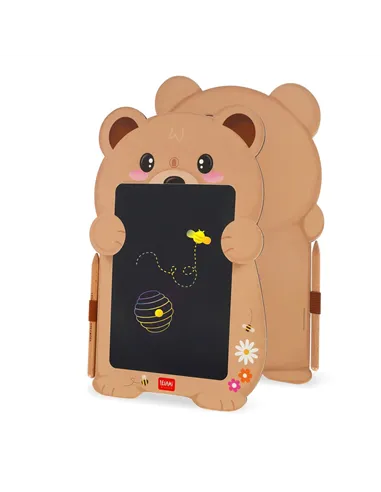 Ardoise Portable LCD en Carton - Teddy Bear - Magic Sketch Board - Legami