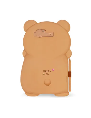 Ardoise Portable LCD en Carton - Teddy Bear - Magic Sketch Board - Legami