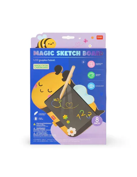 Ardoise Portable LCD en Carton - Bee - Magic Sketch Board - Legami