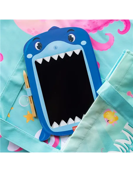 Ardoise Portable LCD en Carton - Shark - Magic Sketch Board - Legami