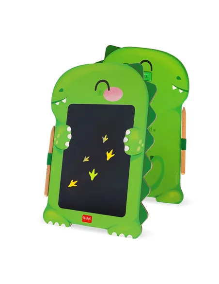 Ardoise Portable LCD en Carton - Dinosaure - Magic Sketch Board - Legami