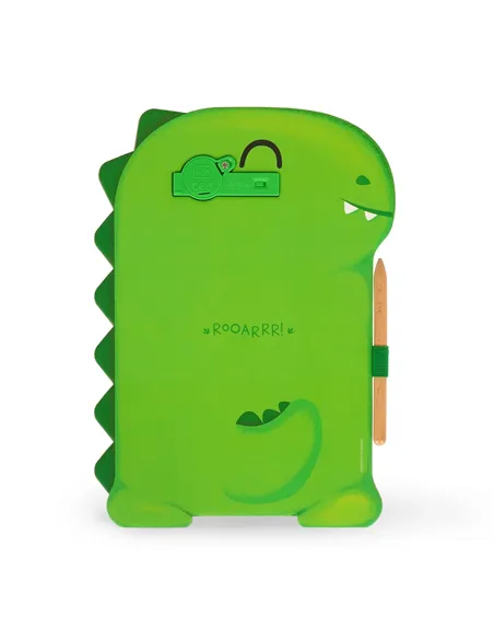 Ardoise Portable LCD en Carton - Dinosaure - Magic Sketch Board - Legami