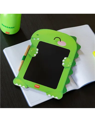 Ardoise Portable LCD en Carton - Dinosaure - Magic Sketch Board - Legami