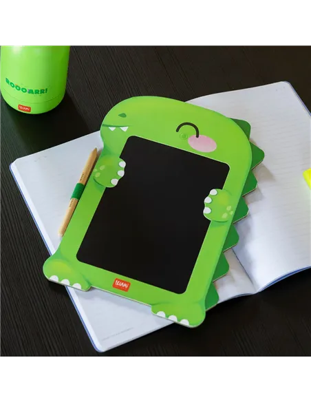 Ardoise Portable LCD en Carton - Dinosaure - Magic Sketch Board - Legami