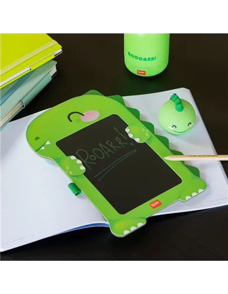 Ardoise Portable LCD en Carton - Dinosaure - Magic Sketch Board - Legami
