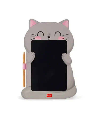Ardoise Portable LCD en Carton - Kitty - Magic Sketch Board - Legami