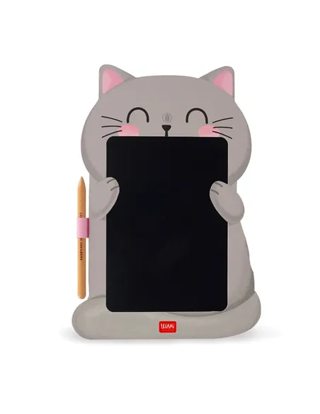 Ardoise Portable LCD en Carton - Kitty - Magic Sketch Board - Legami