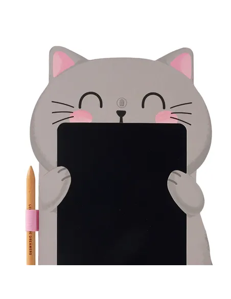 Ardoise Portable LCD en Carton - Kitty - Magic Sketch Board - Legami