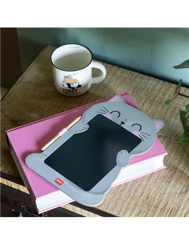 Ardoise Portable LCD en Carton - Kitty - Magic Sketch Board - Legami