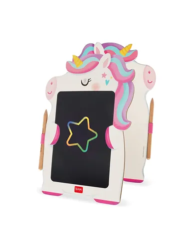 Ardoise Portable LCD en Carton - Unicorn - Magic Sketch Board - Legami