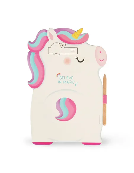 Ardoise Portable LCD en Carton - Unicorn - Magic Sketch Board - Legami