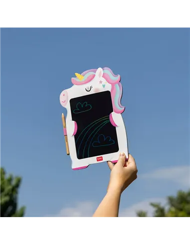 Ardoise Portable LCD en Carton - Unicorn - Magic Sketch Board - Legami