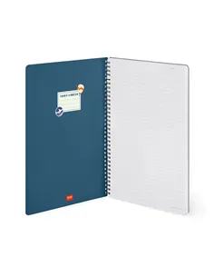 Cahier Ligné A4 à Couverture Rigide Illustrée - Travel Stickers - Bloc-mémo - Avec Spirale - Legami 2