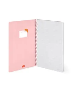 Cahier Ligné A4 à Couverture Rigide Illustrée - Croissant - Bloc-mémo - Avec Spirale - Legami 2
