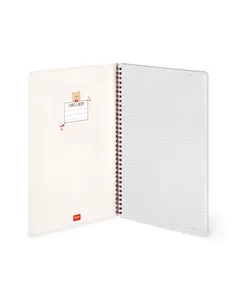 Cahier Ligné A4 à Couverture Rigide Illustrée - Teddy Bear - Bloc-mémo - Avec Spirale - Legami 2