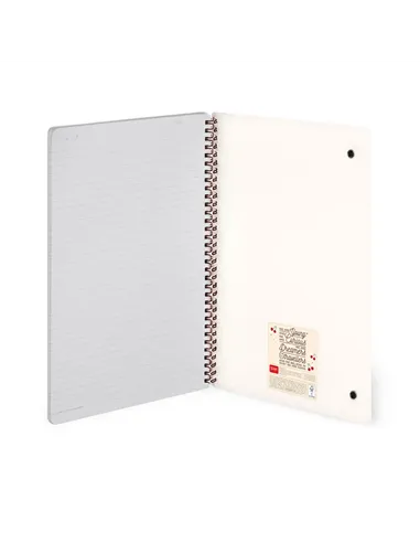 Cahier Ligné A4 à Couverture Rigide Illustrée - Teddy Bear - Bloc-mémo - Avec Spirale - Legami