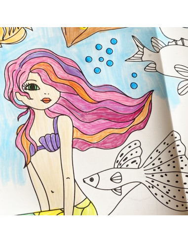 Art & Créations POSTER A COLORIER - FONDS MARINS