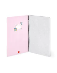 Cahier Ligné A4 à Couverture Rigide Illustrée - Kitty - Bloc-mémo - Avec Spirale - Legami 2