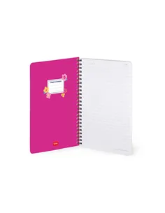 Cahier Ligné A5 à Couverture Rigide Illustrée - Flowers - Bloc-mémo - Avec Spirale - legami 2