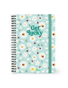 Cahier Ligné A5 à Couverture Rigide Illustrée - Ladybug daisy - Bloc-mémo - Avec Spirale - Legami