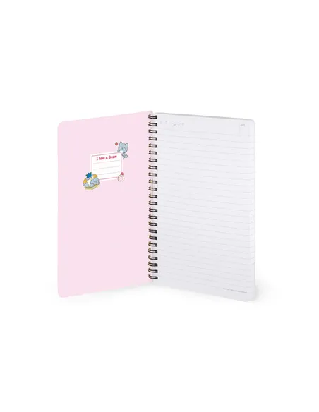 Cahier Ligné A5 à Couverture Rigide Illustrée - Kitty - Bloc-mémo - Avec Spirale - legami