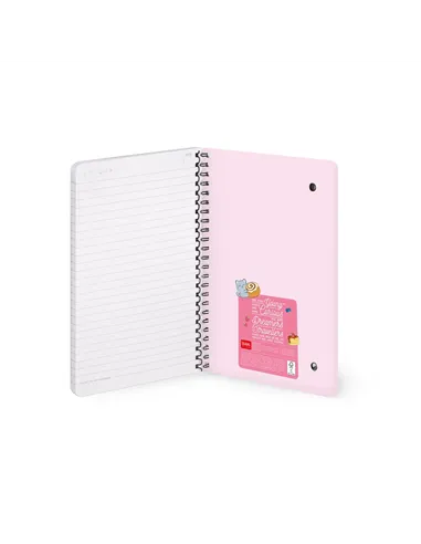 Cahier Ligné A5 à Couverture Rigide Illustrée - Kitty - Bloc-mémo - Avec Spirale - legami