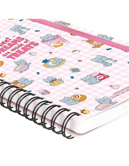 Cahier Ligné A5 à Couverture Rigide Illustrée - Kitty - Bloc-mémo - Avec Spirale - legami