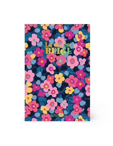 Cahier Ligné A5 à Couverture Rigide Illustrée - Flowers - legami