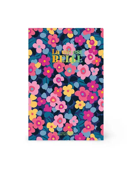 Cahier Ligné A5 à Couverture Rigide Illustrée - Flowers - legami