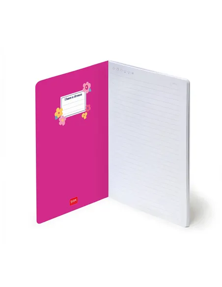 Cahier Ligné A5 à Couverture Rigide Illustrée - Flowers - legami
