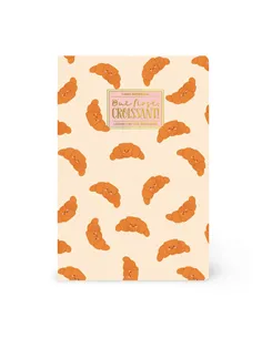 Cahier Ligné A5 à Couverture Rigide Illustrée - Croissant - legami