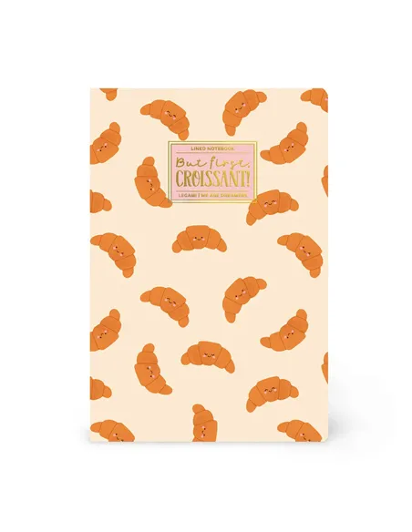 Cahier Ligné A5 à Couverture Rigide Illustrée - Croissant - legami