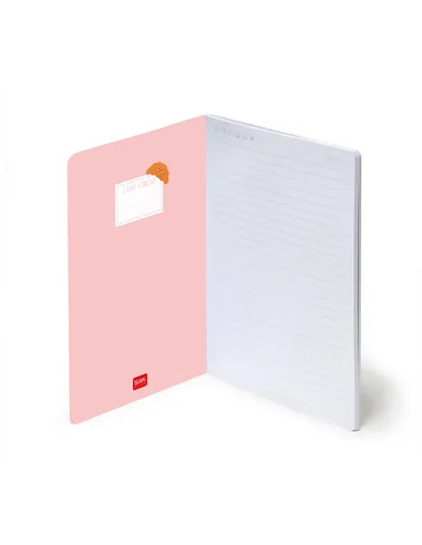 Cahier Ligné A5 à Couverture Rigide Illustrée - Croissant - legami