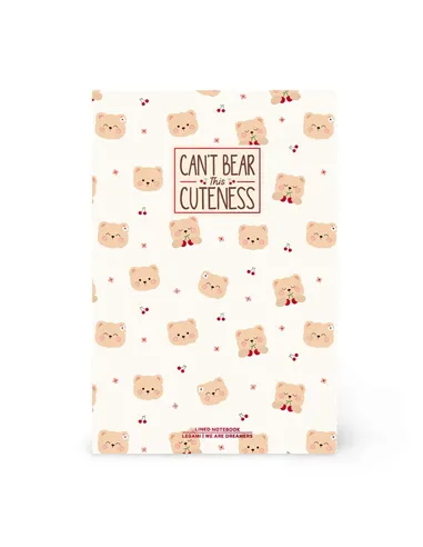 Cahier Ligné A5 à Couverture Rigide Illustrée - Teddy Bear - Legami