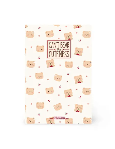 Cahier Ligné A5 à Couverture Rigide Illustrée - Teddy Bear - Legami