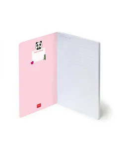 Cahier Ligné A5 à Couverture Rigide Illustrée - Panda - Legami 2