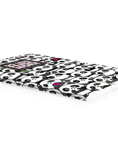 Cahier Ligné A5 à Couverture Rigide Illustrée - Panda - Legami