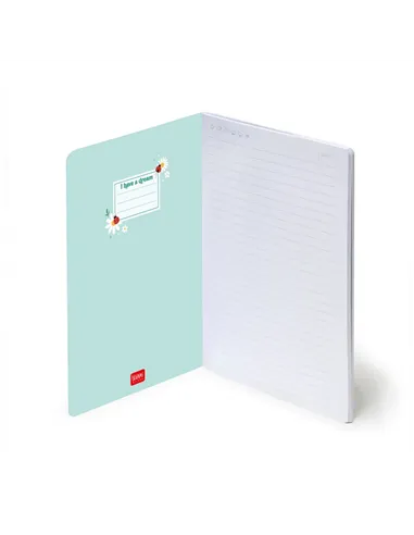 Cahier Ligné A5 à Couverture Rigide Illustrée - Ladybug daisy - Legami
