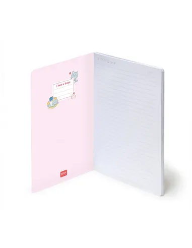 Cahier Ligné A5 à Couverture Rigide Illustrée - Kitty - Legami