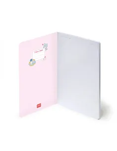 Cahier Page Blanche A5 à Couverture Rigide Illustrée - Kitty - Legami 2