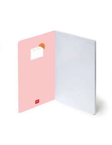 Cahier Page Blanche A5 à Couverture Rigide Illustrée - Croissant - legami