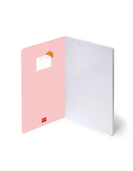 Cahier Page Blanche A5 à Couverture Rigide Illustrée - Croissant - legami