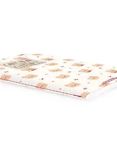Cahier Page Blanche A5 à Couverture Rigide Illustrée - Teddy Bear - legami