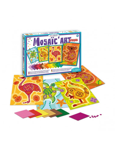 Mosaic art opaque art aborigene