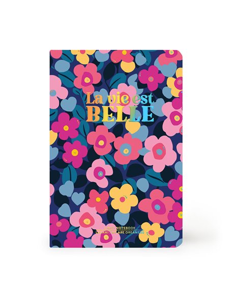 Cahier Ligné A6 à Couverture Rigide Illustrée - Flowers - Legami
