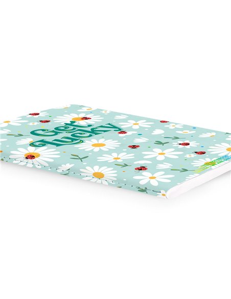 Cahier Ligné A6 à Couverture Rigide Illustrée - Ladybug daisy - Legami